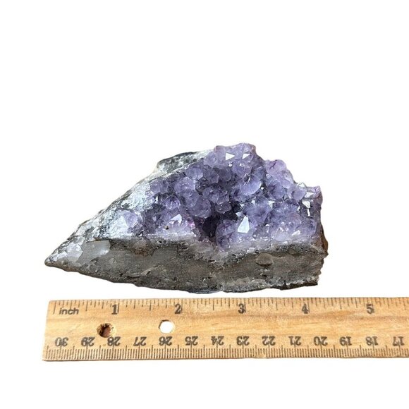 342g Natural Amethyst Geode Quartz Bed Cluster Crystal Specimen Healing - Picture 6 of 11